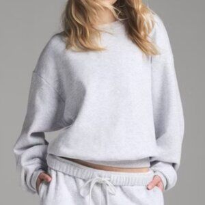 SKIMS Cotton Fleece CLASSIC CREWNECK - L